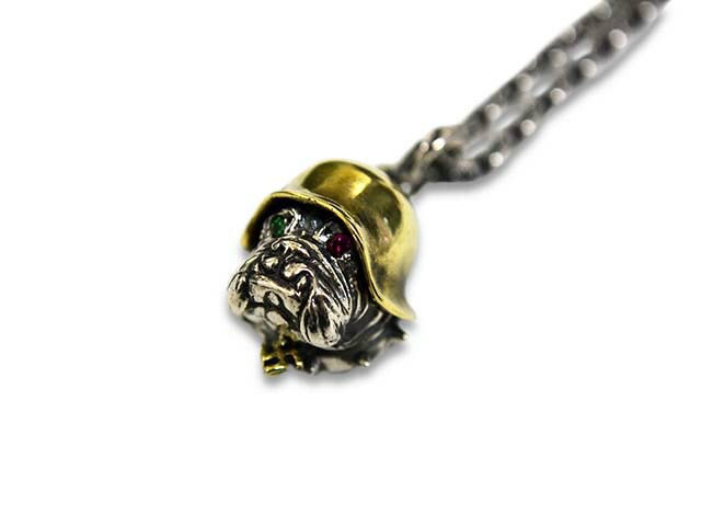 ��Peanuts&Co/�ԡ��ʥåĥ���ѥˡ��ۡ�Bull Dog Pendant Top&Necklace Chain��Adolf��/�֥�ɥå��ڥ����ȥȥå�&�ͥå��쥹��������ɥ��ɥ�աɡ�(Silver925��Brass)