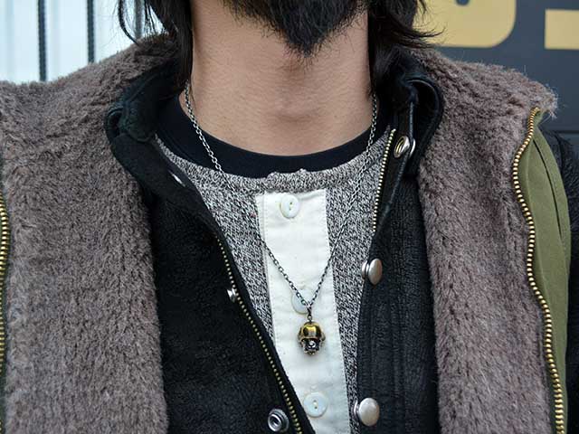 ��Peanuts&Co/�ԡ��ʥåĥ���ѥˡ��ۡ�Bull Dog Pendant Top&Necklace Chain��Adolf��/�֥�ɥå��ڥ����ȥȥå�&�ͥå��쥹��������ɥ��ɥ�աɡ�(Silver925��Brass)