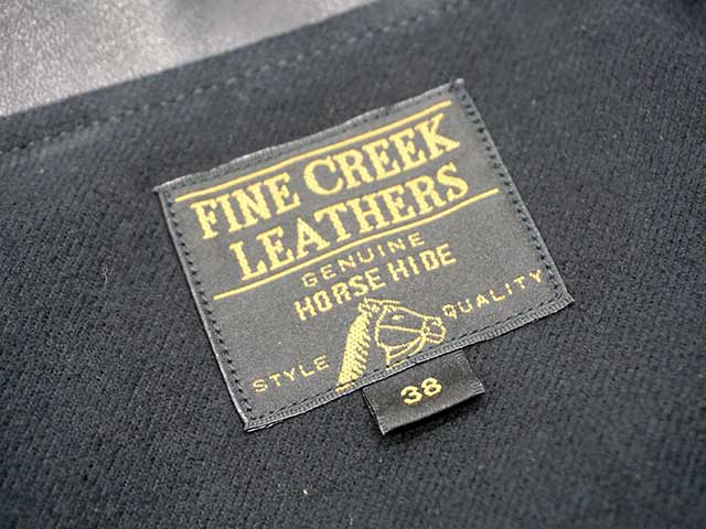��FINE CREEK LEATHERS/�ե����󥯥꡼���쥶�����ۡ�Double Riders Jacket��Scarecrow��/���֥�饤���������㥱�åȡɥ������������ɡ�(FCJK027)