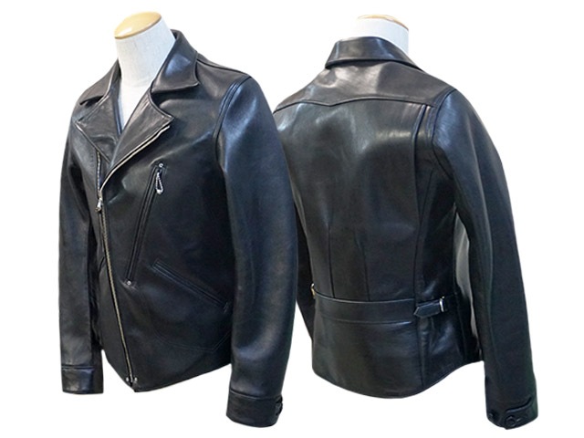 【FINE CREEK LEATHERS/ファインクリークレザーズ】「Double Riders  Jacket”Scarecrow”/ダブルライダースジャケット”スケアクロウ”」(FCJK027)-WOLF PACK