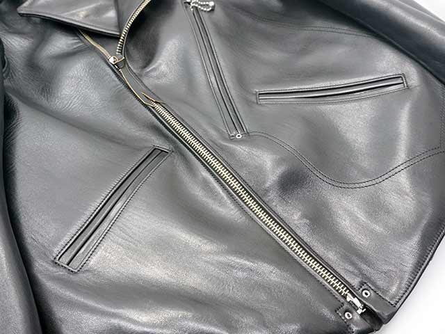 ��FINE CREEK LEATHERS/�ե����󥯥꡼���쥶�����ۡ�Double Riders Jacket��Scarecrow��/���֥�饤���������㥱�åȡɥ������������ɡ�(FCJK027)