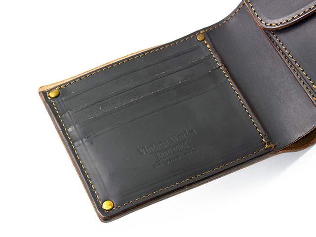 ��2����Vintage Works/������ơ���������ۡ�Choromexcel Leather Bifold Wallet/�����२������쥶���Х��ե�����ɥ�����åȡ�(VWSW-03)