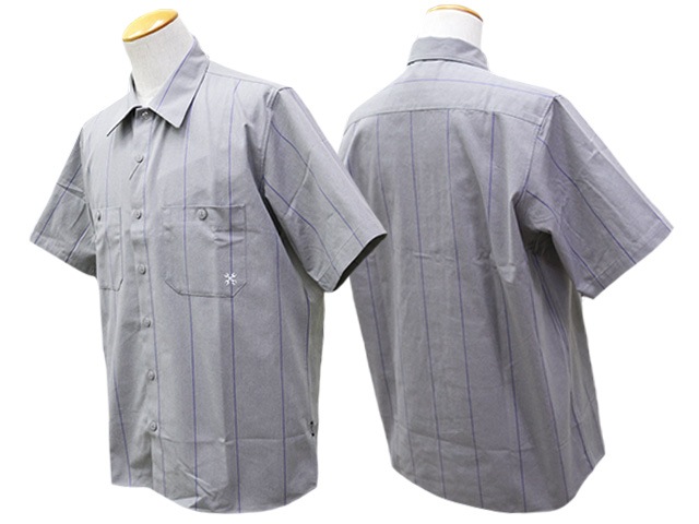(30% OFF)��4����BLUCO/�֥륳��2025SS��Standard S/S Stripe Work Shirts/����������ɥ��硼�ȥ��꡼�֥��ȥ饤�ץ������ġ�(153-21-118)