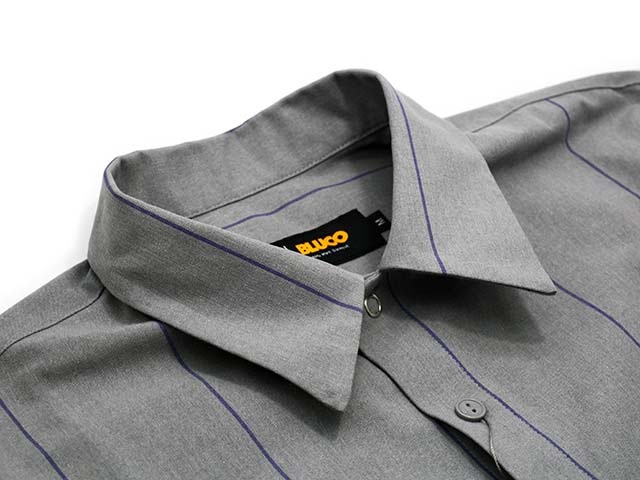 全4色【BLUCO/ブルコ】2025SS「Standard S/S Stripe Work Shirts