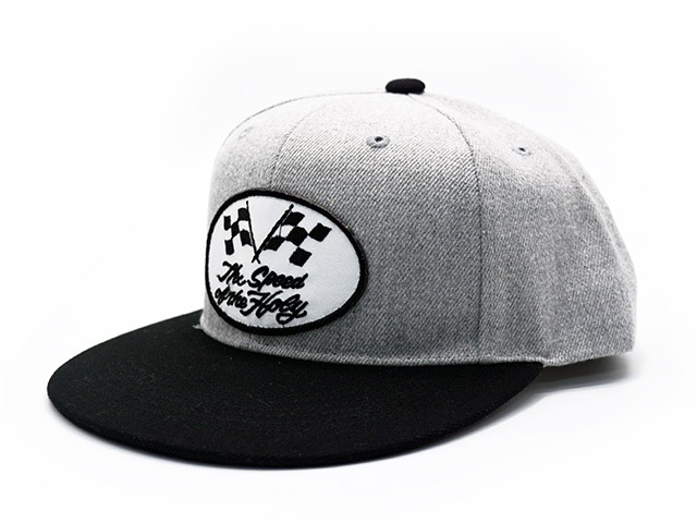 ��2����BLUE ROSE.308/�֥롼������.308�ۡ�Flat Visor Snapback Cap��Checker Flag��/�ե�åȥХ��������ʥåץХå�����åסɥ����å����ե�å��ɡ�