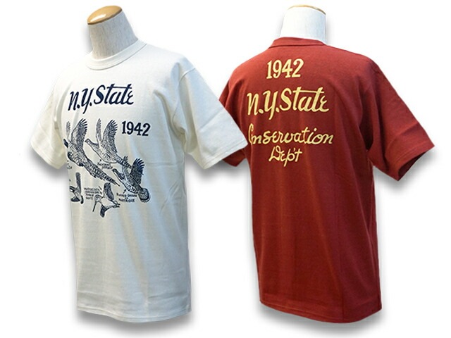 2FREE WHEELERS/ե꡼ۥ顼2022SPShort Sleeve Crew Neck Tee1942 N.Y. State Conservation Dept./硼ȥ꡼֥롼ͥåTee1942 N.Y. State Conservation Dept.ɡ(2225004)(ᥫ/WOLF PACK/եѥå)