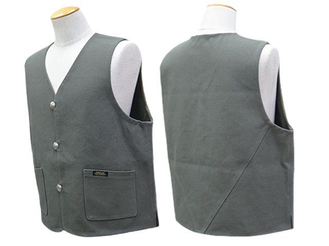 nagonstans asymmetry slit vest ベスト　グレー 全3色【Vin&Age/ヴィン&エイジ】2026SS「Basic Rug Vest/ベーシック