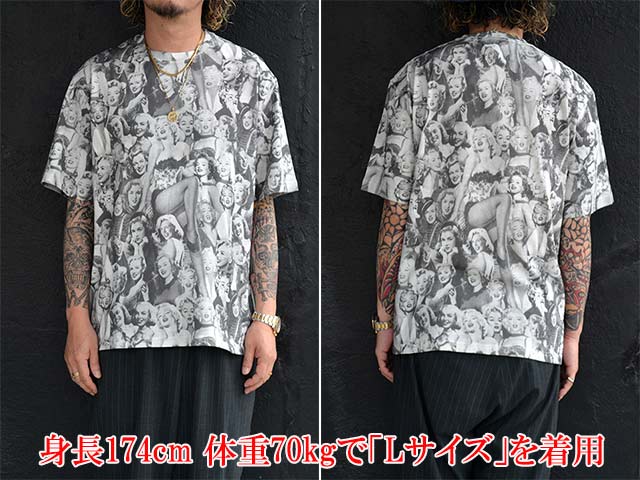 ��UNCHANGING LOVE/��������󥸥󥰥�֡�2026AW�֡�Marilyn Monroe�� Memory S/S Tee/�ɥޥ��󡦥������ɥ��꡼���硼�ȥ��꡼��Tee��(UCL-03)