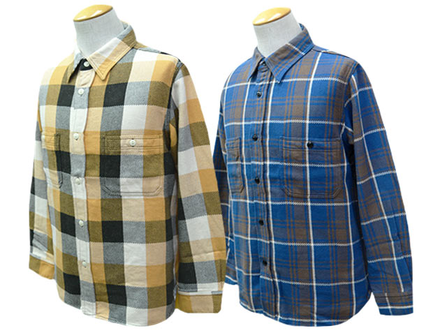 ��2����FULLCOUNT/�ե륫����ȡ�2026AW��Original Cotton Check Flannel Work Shirt/���ꥸ�ʥ륳�åȥ�����å��ե��ͥ�������ġ�(4106)