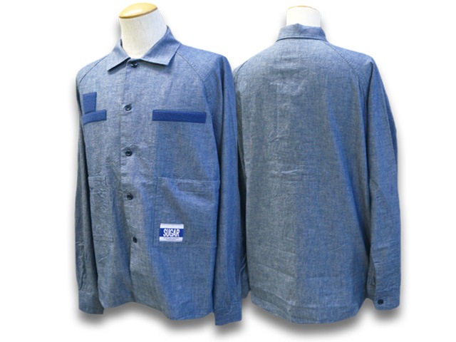 (30% OFF)��Sugar��Co./���奬������ɥ�����2022AW��Happy Shirts/�ϥåԡ�����ġ�(SGR-SHT01)(�ǥ˥�/������/����ǥ���/���ᥫ��/�ϡ��졼/�ۥåȥ��å�/�ߥ꥿�꡼/WOLF PACK/����եѥå�)