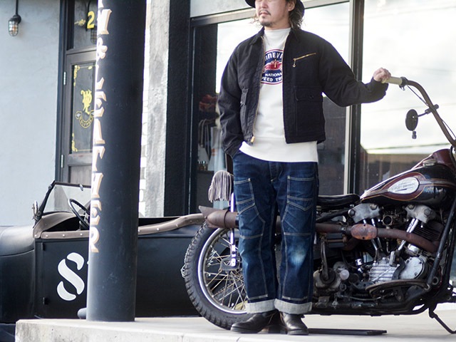 ��FREE WHEELERS/�ե꡼�ۥ����顼����2024FW��GARAGE WORKER JACKET/���졼����������㥱�åȡ�(2431008)
