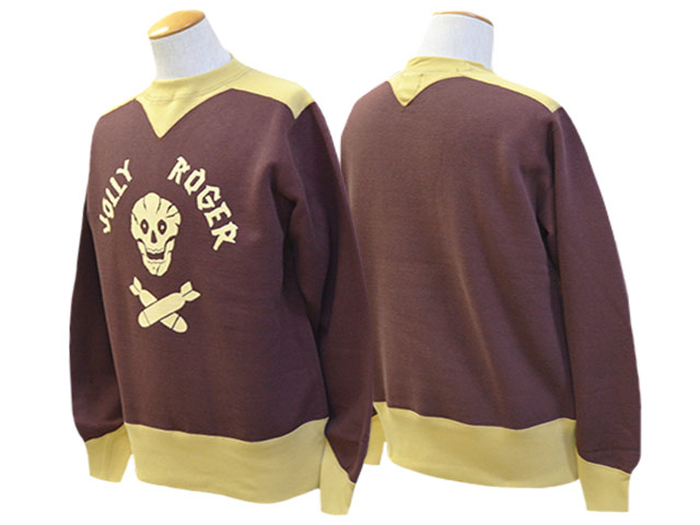 FREE WHEELERS/ե꡼ۥ顼2024FWAthletic Sweat ShirtsUSAAF 90TH BG 320TH BSQ JOLLY ROGER/ååȥġUSAAF 90TH BG 320TH BSQ꡼㡼ɡ(2434011)