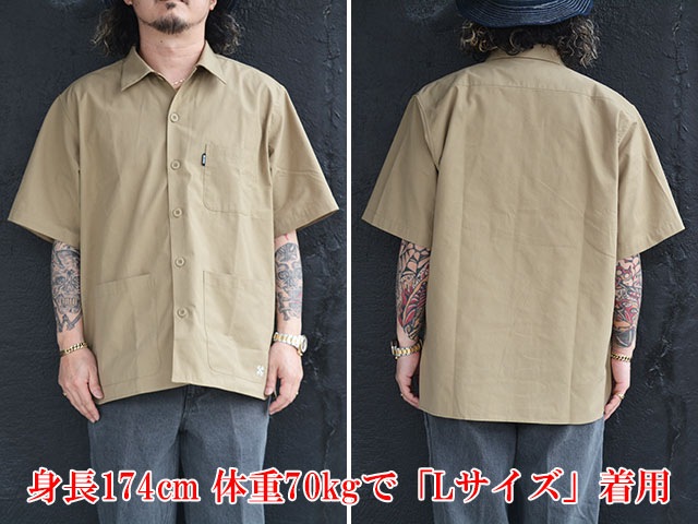 (30% OFF)��4����BLUCO/�֥륳��2025SS��Garage S/S Work Shirts/���졼�����硼�ȥ��꡼�֥������ġ�(153-21-006)