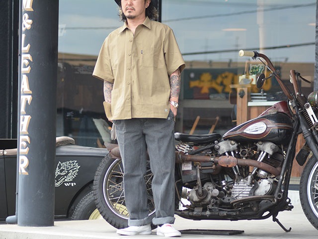 (30% OFF)��4����BLUCO/�֥륳��2025SS��Garage S/S Work Shirts/���졼�����硼�ȥ��꡼�֥������ġ�(153-21-006)