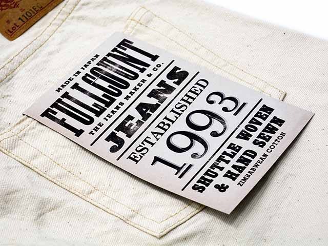 FULLCOUNT/ե륫ȡۡStraight Denim PantsEcru Selvedge/ȥ졼ȥǥ˥ѥġɥ奻ӥåɡ(1101EC/13.7oz)