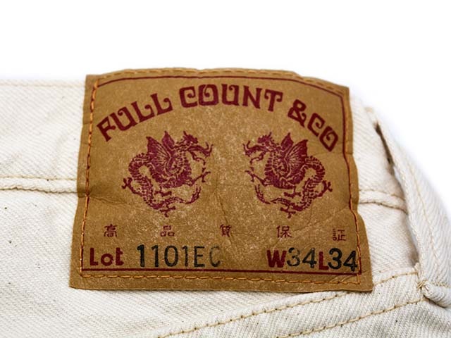 FULLCOUNT/ե륫ȡۡStraight Denim PantsEcru Selvedge/ȥ졼ȥǥ˥ѥġɥ奻ӥåɡ(1101EC/13.7oz)