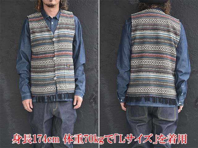 ��3����Vin&Age/������&��������2026SS��Mexican Rug Vest/�ᥭ������饰�٥��ȡ�(VRV4)