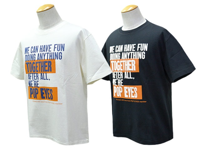 ��2����POP EYES/�ݥåץ�������2026SS��TOGETHER S/S Tee/�ȥ����������硼�ȥ��꡼��Tee��(26SS-PPE-019)