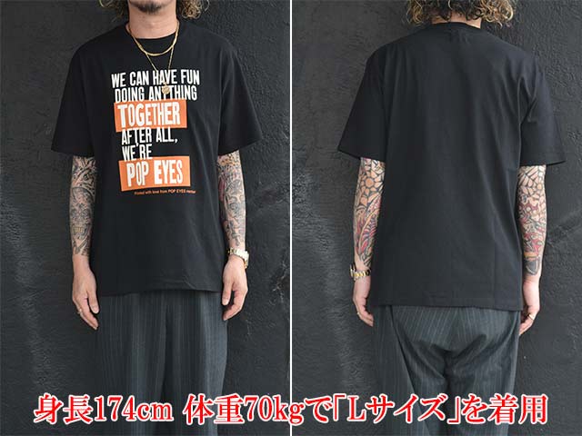 ��2����POP EYES/�ݥåץ�������2026SS��TOGETHER S/S Tee/�ȥ����������硼�ȥ��꡼��Tee��(26SS-PPE-019)