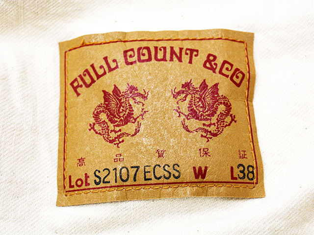 ��FULLCOUNT/�ե륫����ȡ�2026SS��WW2 Model 11.5oz Ecru Denim Jacket/�����ǥ�11.5���󥹥������ǥ˥ॸ�㥱�åȡ�(S2107ECSSW)