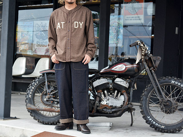 ��2����AT-DIRTY/���åȥ����ƥ�����2026AW��ATD L/S Baseball Shirt/ATD���󥰥��꡼�֥١����ܡ��륷��ġ�