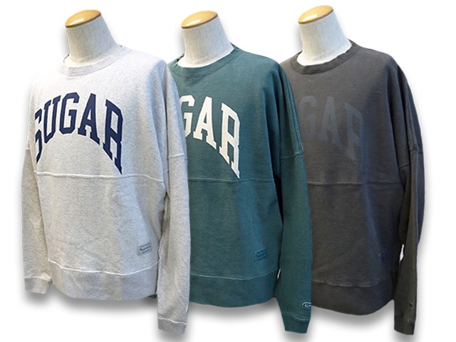 全3色【Sugar＆Co./シュガーアンドコー】2022AW「Box Sweat”Arch Logo