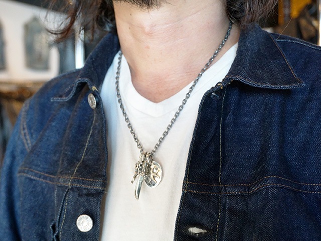 ��HWZN BROSS/�ϥ�����֥����ۡ�Bleah Skull Pendant Top/�֥꡼������ڥ����ȥȥåס�(Silver925��Blue)