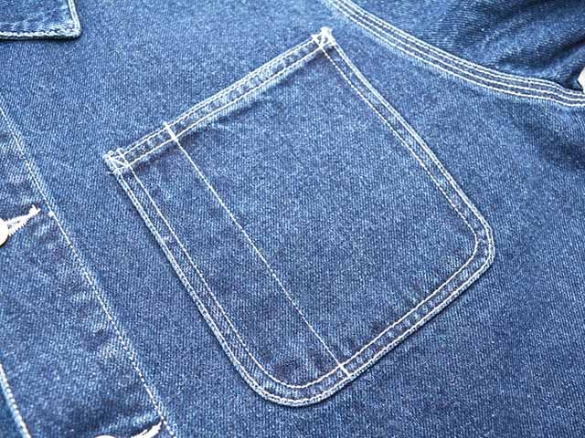 BLUE ROSE.308/ブルーローズ.308】「Denim Coverall Jacket”Cursive