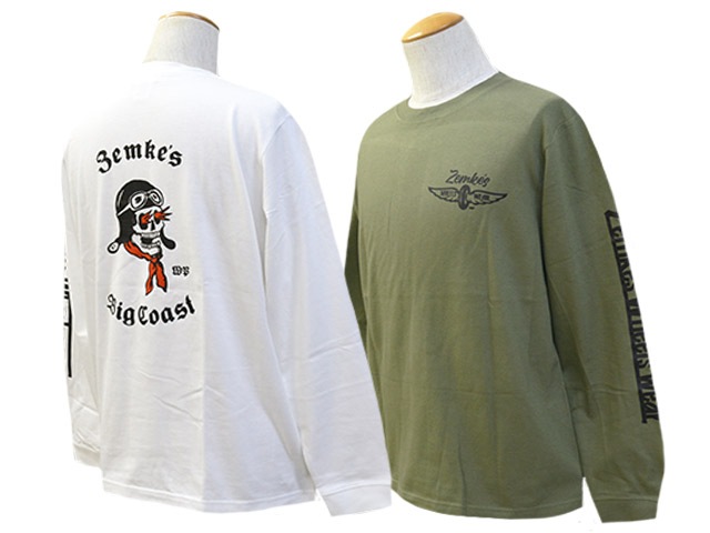 全2色【ZEMKE'S WHEELS WEAR/ゼムケズホイールズウエア】「Cycle L/S