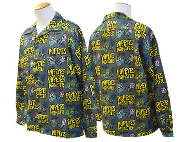 ��2����POP EYES/�ݥåץ�������2025SS��Monster L/S Shirts/��󥹥������󥰥��꡼�֥���ġ�(25SS-PPE-3)