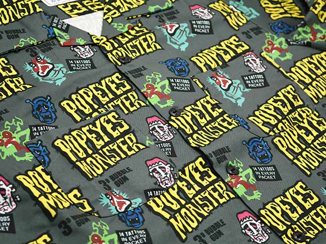 ��2����POP EYES/�ݥåץ�������2025SS��Monster L/S Shirts/��󥹥������󥰥��꡼�֥���ġ�(25SS-PPE-3)