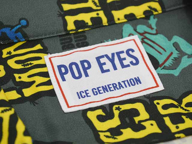 ��2����POP EYES/�ݥåץ�������2025SS��Monster L/S Shirts/��󥹥������󥰥��꡼�֥���ġ�(25SS-PPE-3)