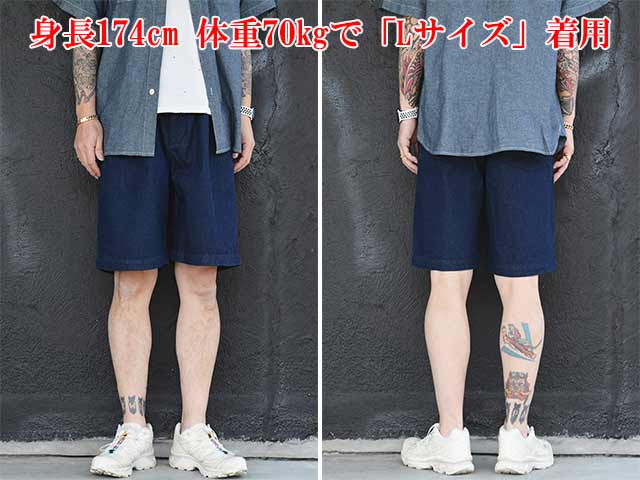 (30% OFF)��2����BLUCO/�֥륳��2025SS��12oz Denim Easy Work Shorts/12���󥹥ǥ˥।������������硼�ġ�(153-45-004)