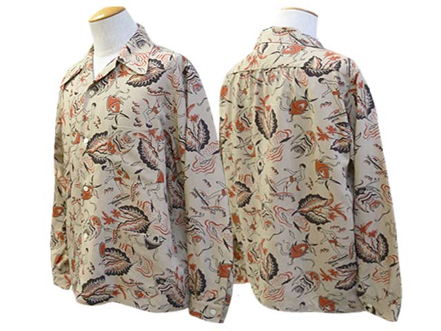 ��BY GLADHAND/�Х�����åɥϥ�ɡ�2025SS��L/S Coverall Shirts��SEA ISLAND��/���󥰥��꡼�֥��С������륷��ġɥ����������ɡɡ�(BYGH5107)