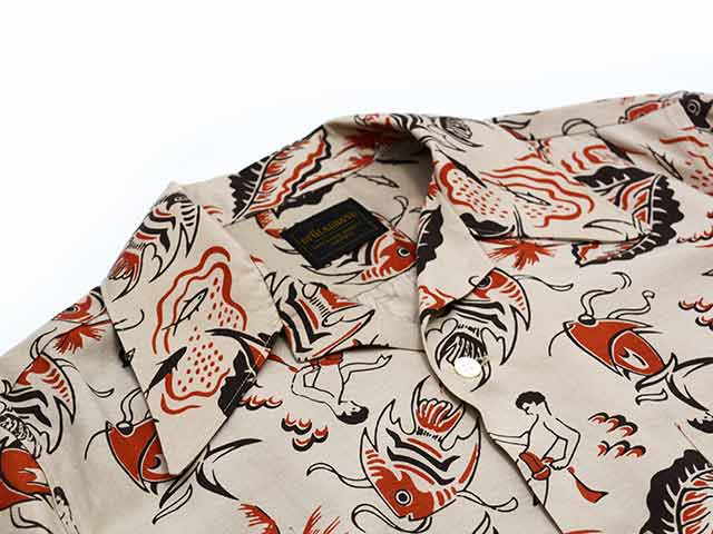 ��BY GLADHAND/�Х�����åɥϥ�ɡ�2025SS��L/S Coverall Shirts��SEA ISLAND��/���󥰥��꡼�֥��С������륷��ġɥ����������ɡɡ�(BYGH5107)