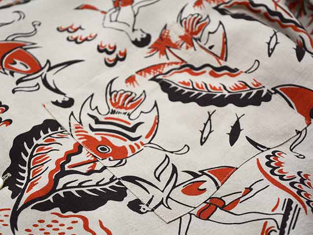 ��BY GLADHAND/�Х�����åɥϥ�ɡ�2025SS��L/S Coverall Shirts��SEA ISLAND��/���󥰥��꡼�֥��С������륷��ġɥ����������ɡɡ�(BYGH5107)