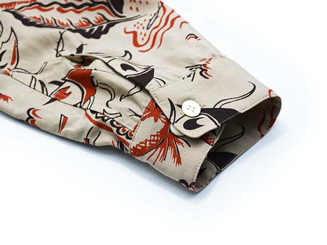 ��BY GLADHAND/�Х�����åɥϥ�ɡ�2025SS��L/S Coverall Shirts��SEA ISLAND��/���󥰥��꡼�֥��С������륷��ġɥ����������ɡɡ�(BYGH5107)