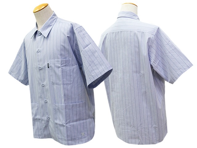 30% OFF)全4色【BLUCO/ブルコ】2025SS「Garage S/S Stripe Work Shirts