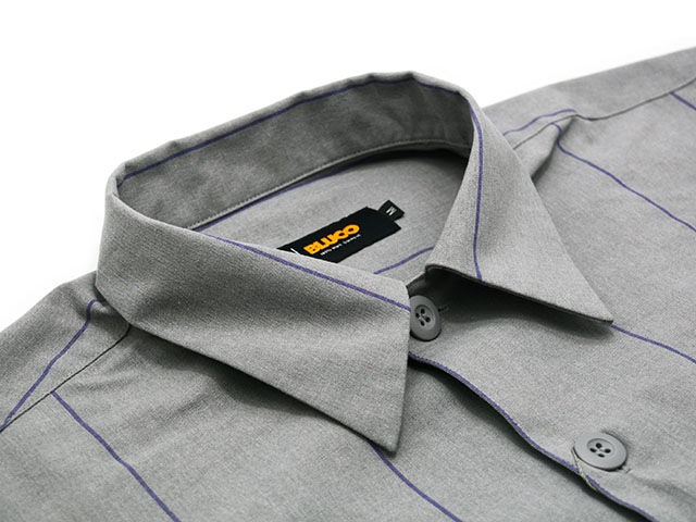 30% OFF)全4色【BLUCO/ブルコ】2025SS「Garage S/S Stripe Work Shirts