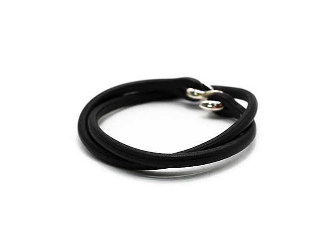 ��2����CRAMP by ��Ƿü���Ź/������ �Х� �����Υϥ����󥫥�ƥ�ۡ�Leather Double Wrap S-Kan Plain Bracelet/�쥶�����֥��å�S����ץ졼��֥쥹��åȡ�(Cr-301W)