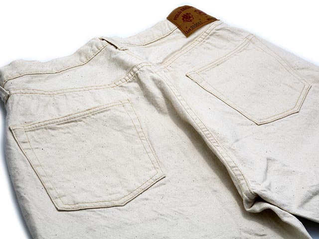 ��FULLCOUNT/�ե륫����ȡۡ�Wide Straight Denim Pants��Ecru Selvedge��/�磻�ɥ��ȥ졼�ȥǥ˥�ѥ�ġɥ�����奻��ӥå��ɡ�(0105EC/13.7oz)