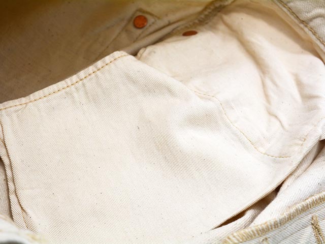 ��FULLCOUNT/�ե륫����ȡۡ�Wide Straight Denim Pants��Ecru Selvedge��/�磻�ɥ��ȥ졼�ȥǥ˥�ѥ�ġɥ�����奻��ӥå��ɡ�(0105EC/13.7oz)