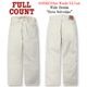 ��FULLCOUNT/�ե륫����ȡۡ�Wide Straight Denim Pants��Ecru Selvedge��/�磻�ɥ��ȥ졼�ȥǥ˥�ѥ�ġɥ�����奻��ӥå��ɡ�(0105EC/13.7oz)