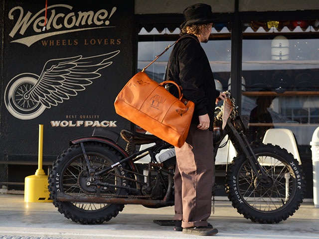 ��2����GLAD HAND/����åɥϥ�ɡۡߡ�vasco/���������ۡ�Leather Travel Boston Bag��GLAD POSTALS��/�쥶���ȥ�٥�ܥ��ȥ�Хå��ɥ���åɥݥ����륺�ɡ�