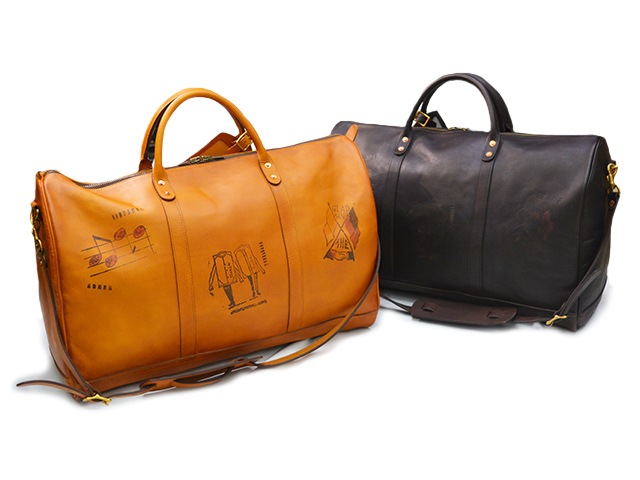 ��2����GLAD HAND/����åɥϥ�ɡۡߡ�vasco/���������ۡ�Leather Travel Boston Bag��GLAD POSTALS��/�쥶���ȥ�٥�ܥ��ȥ�Хå��ɥ���åɥݥ����륺�ɡ�