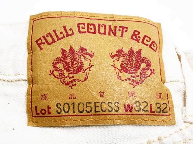 ��FULLCOUNT/�ե륫����ȡ�2026SS��WW2 Model 11.5oz Ecru Denim Pants/�����ǥ�11.5oz�������ǥ˥�ѥ�� ��(S0105ECSSW)