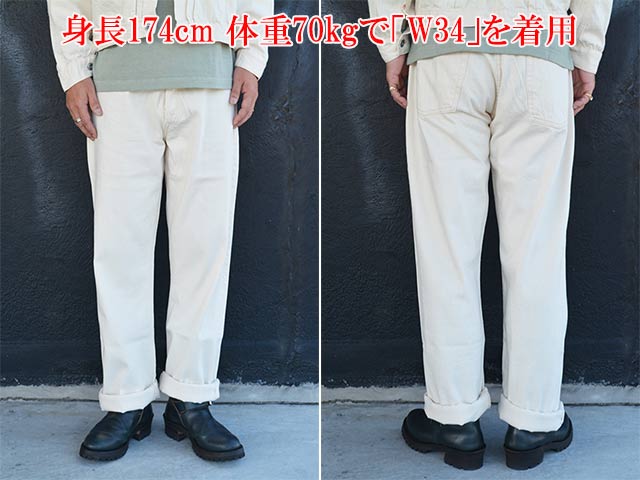 ��FULLCOUNT/�ե륫����ȡ�2026SS��WW2 Model 11.5oz Ecru Denim Pants/�����ǥ�11.5oz�������ǥ˥�ѥ�� ��(S0105ECSSW)