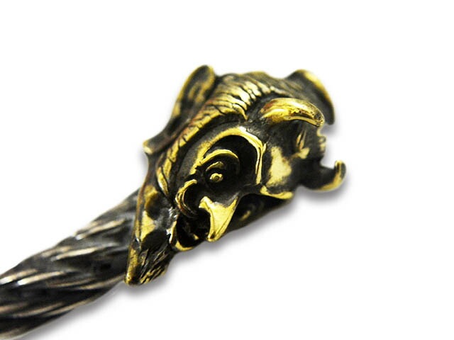 ��galcia/���륷���ۡߡ�GANGSTERVILLE/����󥰥������ӥ�ۡ�Devil&Skull Bangle/�ǥӥ�&������Х󥰥��(GSG-BA001SB)