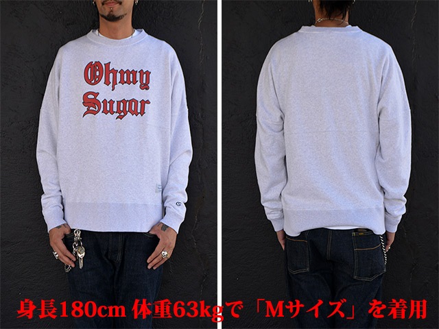 (30% OFF)��3����Sugar��Co./���奬������ɥ�����2022AW��Box Sweat��Oh my Sugar��/�ܥå����������åȡɥ����ޥ����奬���ɡ�(SGR-SW12)<br><br>(�ǥ˥�/������/����ǥ���/���ᥫ��/�ϡ��졼/�ۥåȥ��å�/�ߥ꥿�꡼/WOLF PACK/����եѥå�)