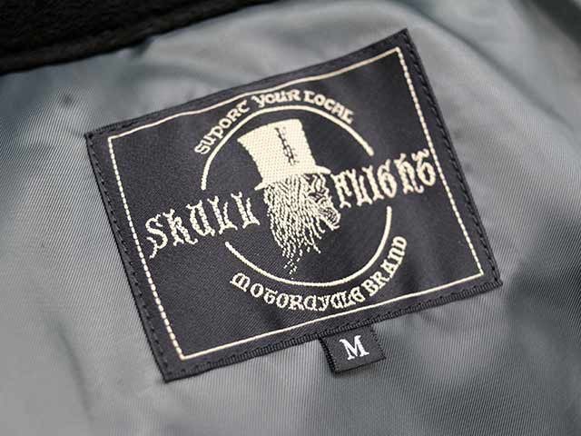 (30% OFF)��SKULL FLIGHT/������ե饤�ȡ�2023AW��Roughout Goatskin Semi Double Riders Jacket/��ե����ȥ����ȥ����󥹥��󥻥ߥ��֥�饤���������㥱�åȡ�